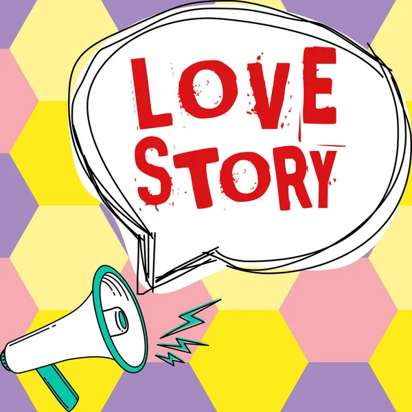 Почерк Текста Love Story Business Concept Something Novel Movie Love — стоковое фото