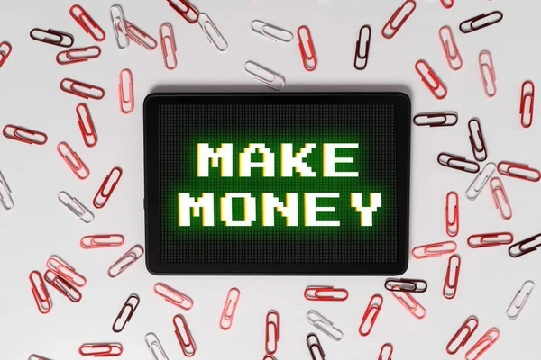 Kâr Etme Kâr Etme Fırsatı Verme Üzerine Yazılmış Make Money — Stok fotoğraf
