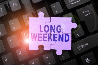 Uzun Hafta Sonu, İnternet Konsepti Uzun Tatil Sezonu Dinlenme Zamanı