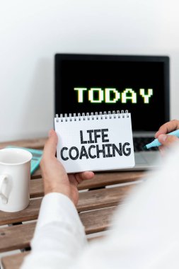 Kavramsal gösteri Yaşam Koçluğu, Zorluklarla Yaşamları Geliştirme Sözcükleri Kariyerlerimizde bizi cesaretlendiriyor