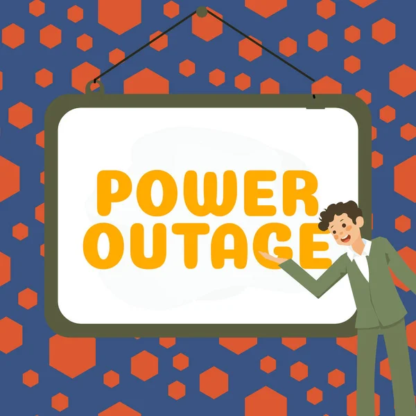 Text Showing Inspiration Power Outage Concept Meaning Ability Influence Peers — Stock Photo, Image