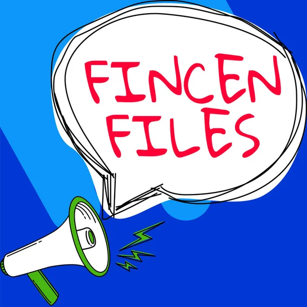 显示启发的文本Fincen Files Business Idea Transactions Financial Assets Liabilities — 图库照片