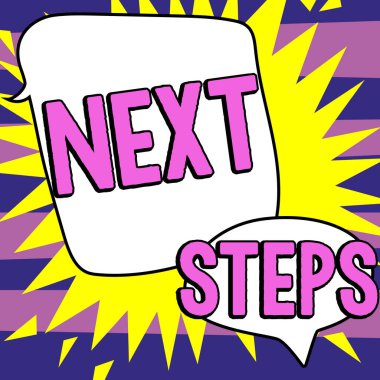 El yazısı imzası Sonraki Adımlar, İşletme genel görünüm numarası şu anki bir planlamadan sonra yapılacak