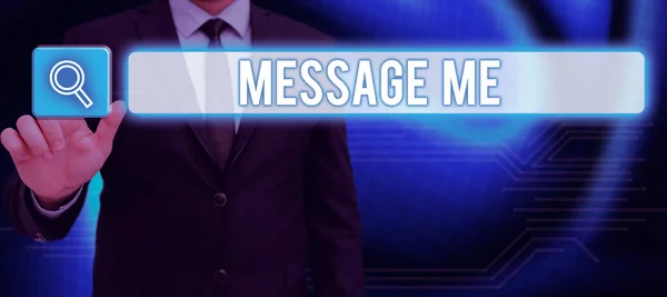 Texte Manuscrit Message Business Showcase Pour Demander Quelqu Vous Envoyer — Photo