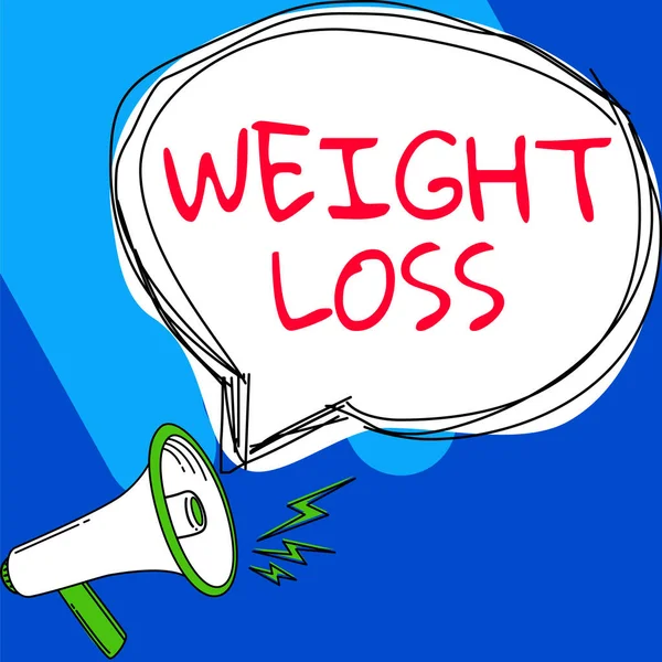 손으로 Weight Loss 신체의 근육질의 아이디어 Business Idea Decrease Body — 스톡 사진