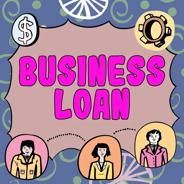 Business Loan Business Approach Credit Mortgage Financial Assistance Cash Advance — 스톡 사진