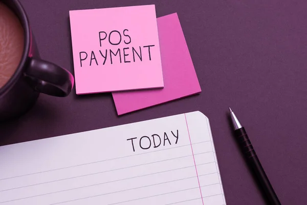 Inspiration showing sign Pos Payment, Conceptual photo customer tenders payment in exchange for goods and services