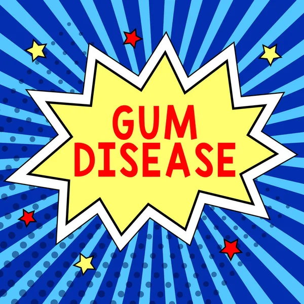 Gum Disease Internet Concept Inflammation Soft Tissue Gingivitis Periodontitis — 스톡 사진