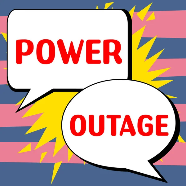 Text Showing Inspiration Power Outage Internet Concept Ability Influence Peers — Stock Photo, Image