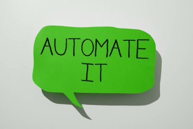 El yazısını Otomatikleştir, Kavramsal Fotoğraf Dönüştürme Süreci veya Otomatik Teçhizat Kullanılacak Tesis.