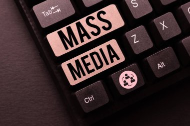 Kitle iletişim araçlarını sunan metin başlığı, Kavram anlamı Grup insanlarının neler olduğunu kamuoyuna duyurması