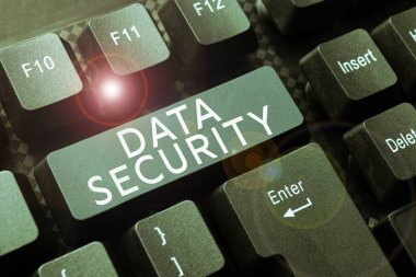 Veri Güvenliği, İş Vitrini Gizlilik Diski Şifreleme Yedekleme Parola Kalkanlarını gösteren metin işareti