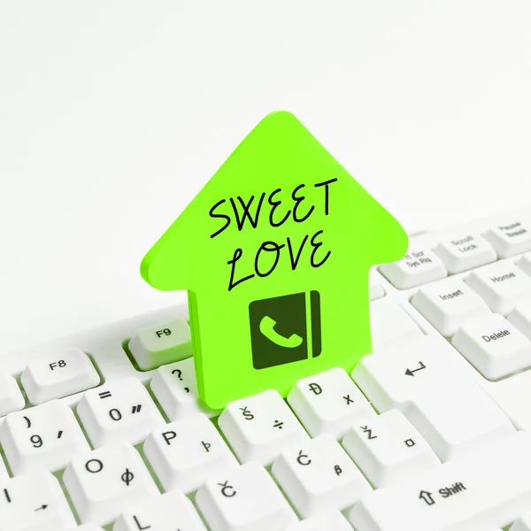 Writing displaying text Sweet Love, Business overview Title for beloved person Happy Valentines Day