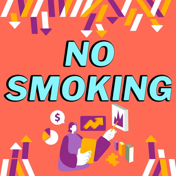 Γράφοντας Εμφάνιση Κειμένου Απαγορεύεται Κάπνισμα Εννοιολογική Φωτογραφία Χρησιμοποιώντας Τον Καπνό — Φωτογραφία Αρχείου