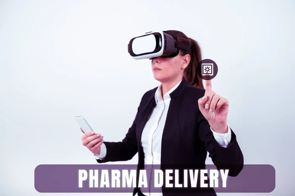 Text Caption Presenting Pharma Delivery Business Idea Getting Your Prescriptions — Stock Photo, Image