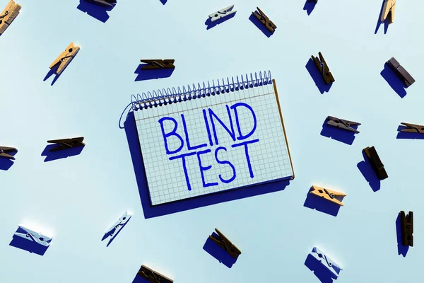 Texte Inspirant Blind Test Business Showcase Engagement Social Avec Une — Photo