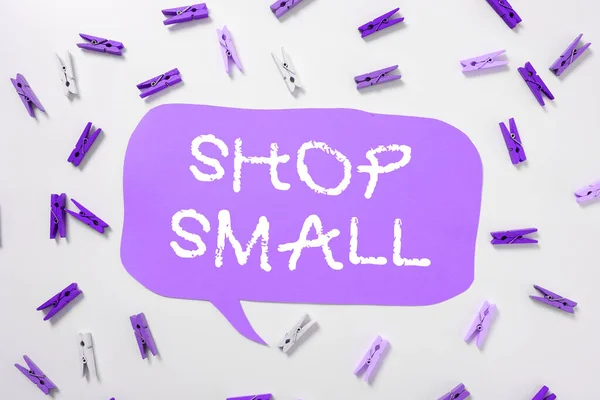 Text caption presenting Shop Small, Business overview nationwide movement that celebrates small businesses every day