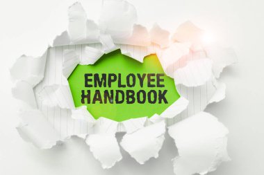 El yazısı, İşçi El Kitabı, Şirketin çalışma prosedürlerini içeren Belgeye Yazılan Sözcük