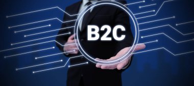 Kavramsal başlık B2C, İnternet Konsept Aktarımları bir şirket ve tüketiciler arasında doğrudan yürütülmektedir