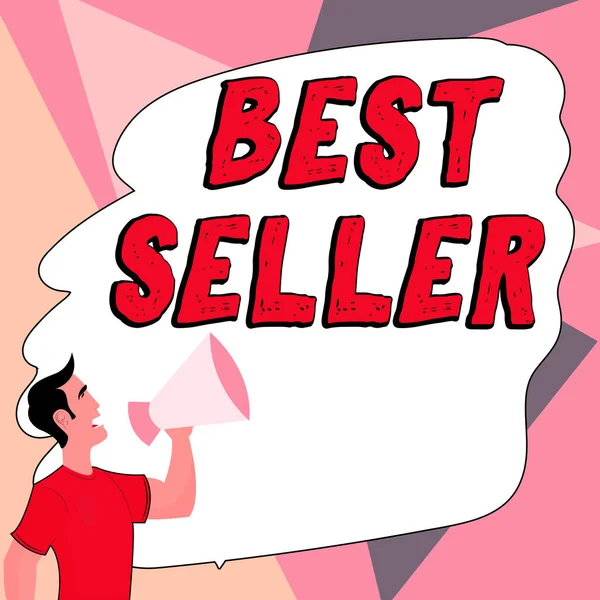 Tekenen Tonen Best Seller Business Aanpak Boek Een Ander Product — Stockfoto
