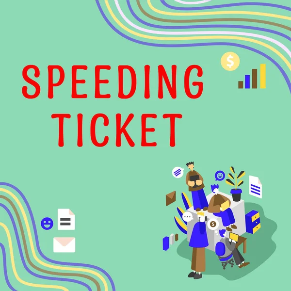 Znak Tekstowy Pokazujący Bilet Prędkość Słowo Test Psychologiczny Dla Maksymalnej — Zdjęcie stockowe