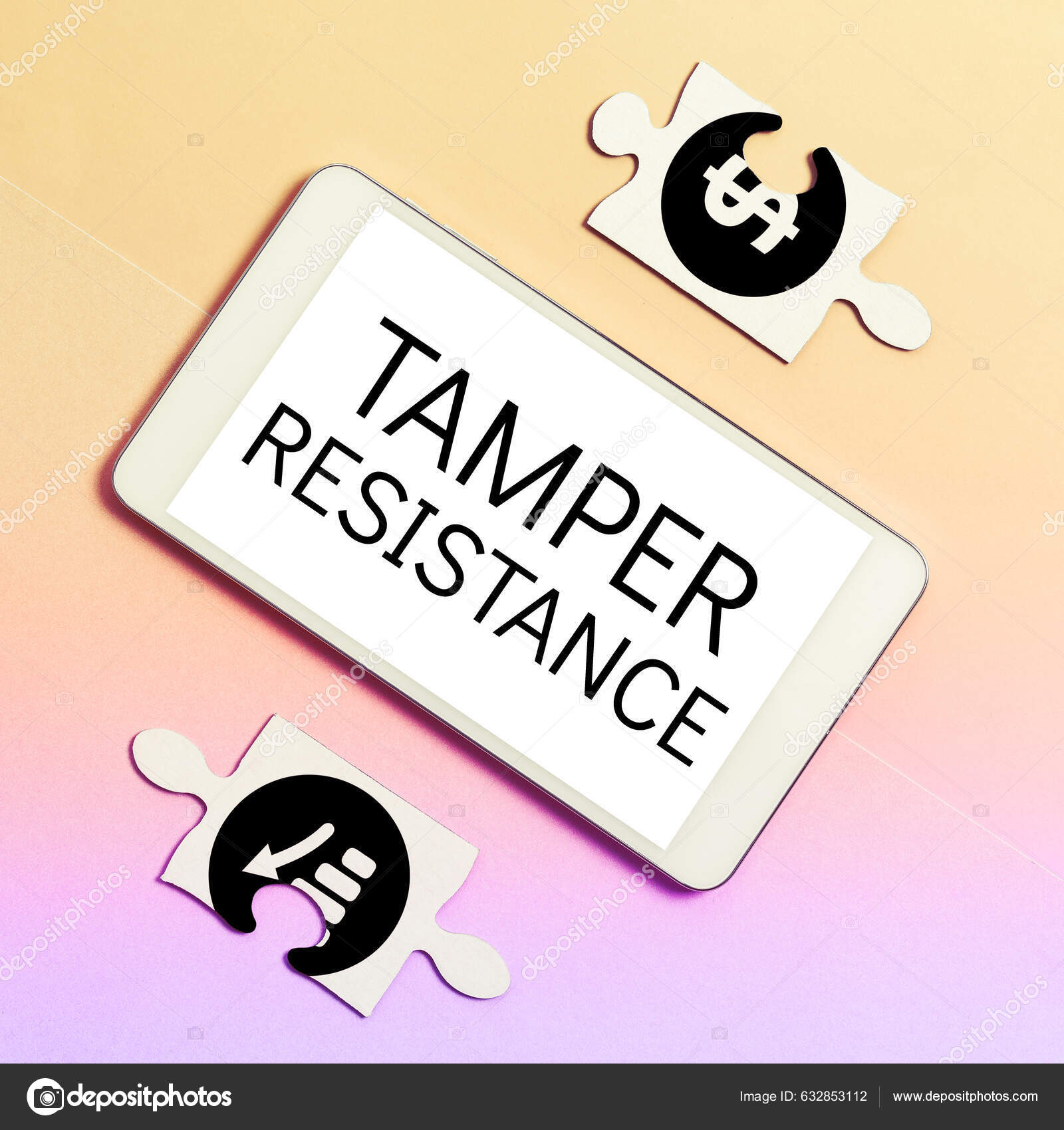 Text Caption Presenting Tamper Resistance Concept Meaning Resilent