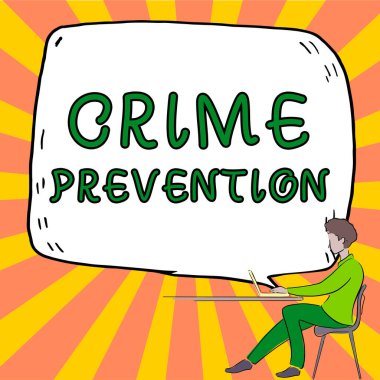 Metin başlığı Suç Önleme, İş Vitrini Federal Suç Eylemleri Yasadışı Faaliyetler Cezalandırılıyor