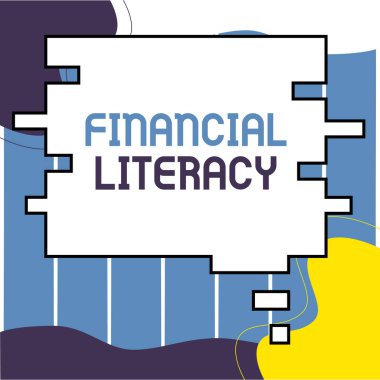 Kavramsal gösterim Finansal Edebiyat, İş Konsepti Paranın nasıl işlediği konusunda anlaşılır ve bilgilidir