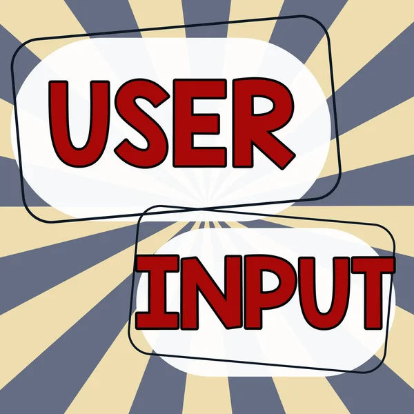 Inspiration Showing Sign User Input Concept Meaning Any Information Data — 스톡 사진