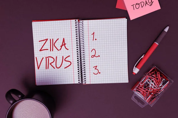 Inspiration Showing Sign Zika Virus Business Overview Caused Virus Transmitted — 스톡 사진