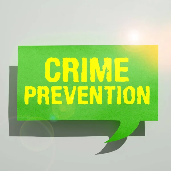 Conceptual display Crime Prevention, Concept meaning Federal Offense actions Illegal Activities punishable by Law