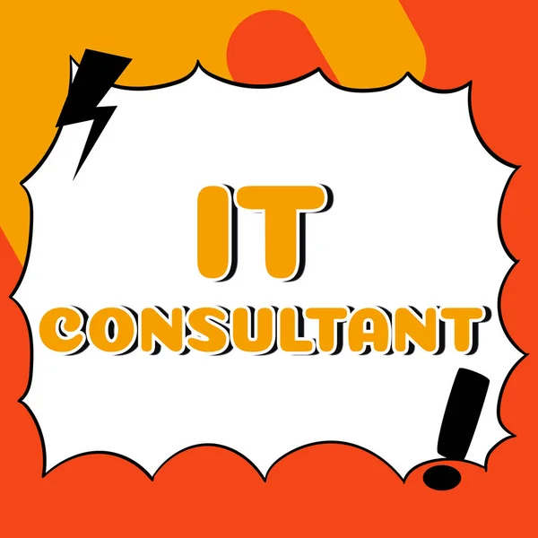 Consultant Business Approach Konzentriert Sich Auf Die Beratung Von Organisationen — Stockfoto