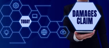 Kavramsal başlık Hasar Talep, Kavram Talep Telafi Davası Sigorta Dosyası Giysisi