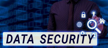 Kavramsal görüntü Veri Güvenliği, İş yaklaşımı Gizlilik Diski Şifreleme Yedekleri Parola Kalkanı