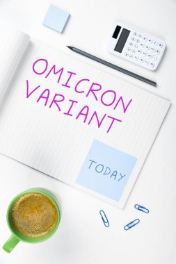 Yeni bir tür koronavirüsün yol açtığı hafif ya da ağır solunum hastalıklarına bağlı iş fikri Omicron Variant 'ı gösteren bir ilham kaynağı.