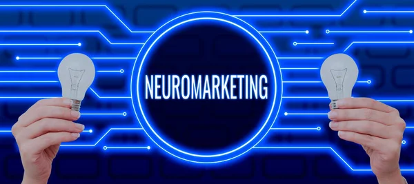 Text Sign Showing Neuromarketing Conceptual Photo Field Marketing Uses Medical — 스톡 사진