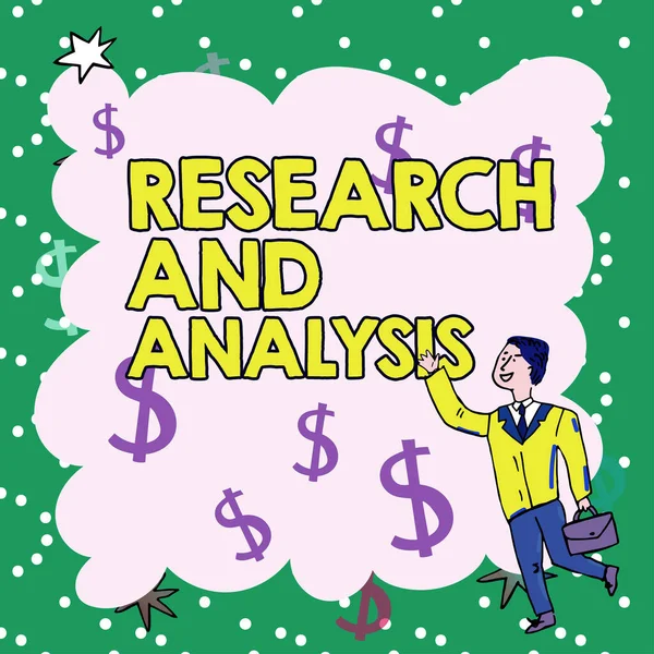 Conception Research Analysis Business Conception Strategic Thinking Decision Making Present — 스톡 사진
