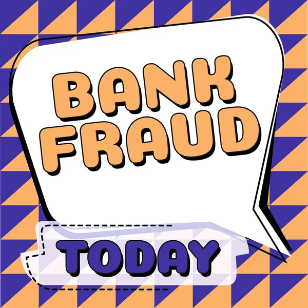 Escribir Mostrando Texto Fraude Bancario Palabra Para Perversión Intencional Verdad — Foto de Stock