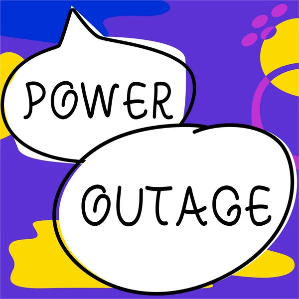 Handwriting Text Power Outage Conceptual Photo Ability Influence Peers Attaining — Stock Photo, Image
