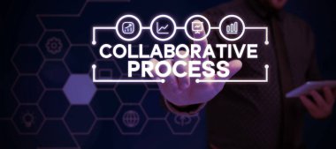 Kavramsal gösterim İşlem, İnternet Konsepti insanlar ve organizasyonlar çalışmaları sonuç elde etti