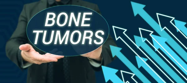 Kemik Tümörlerini Gösteren Işaret Kavramsal Anlam Kemiklerde Bulunan Iyi Huylu — Stok fotoğraf