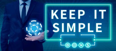 Kavramsal gösterim Basit tut, Kavram anlamı: Anlaşılabilir Genel terminoloji