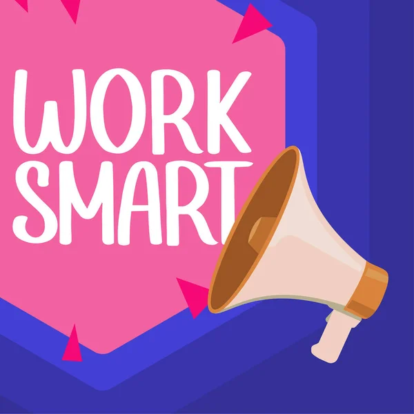 Logga Visa Arbete Smart Internet Koncept Räkna För Att Målen — Stockfoto