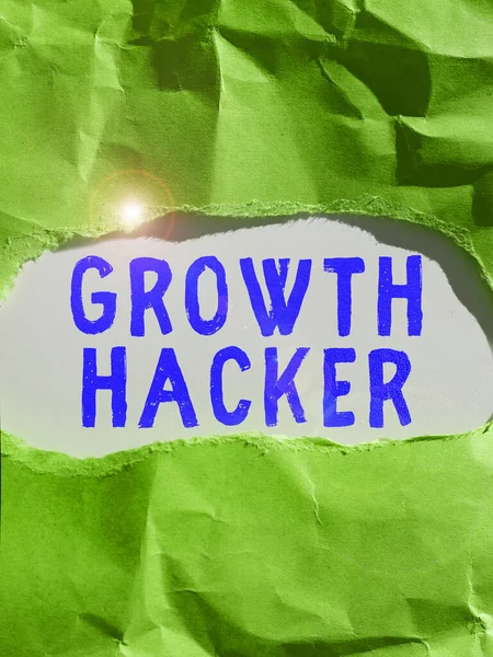 Conceptuele Bijschrift Growth Hacker Business Idee Het Algemeen Veel Mogelijk — Stockfoto