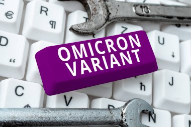 Yeni bir tür koronavirüsün yol açtığı hafif ve şiddetli solunum hastalıklarını gösteren Omicron Sapması, İnternet kavramı