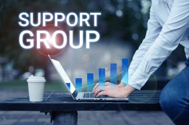 El yazısı işareti Destek Grubu, iş yaklaşımı hizmet taahhüdüne katılan kişi sayısı