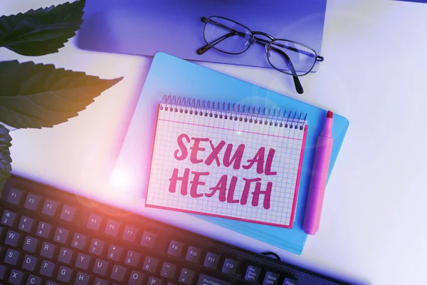 Κείμενο Δείχνουν Σεξουαλική Υγεία Επιχειρηματική Έννοια Υγιέστερο Σώμα Ικανοποίηση Σεξουαλική — Φωτογραφία Αρχείου