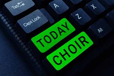 El yazısı korosu, şarkı söylemek için organize olmuş bir grup için söz.