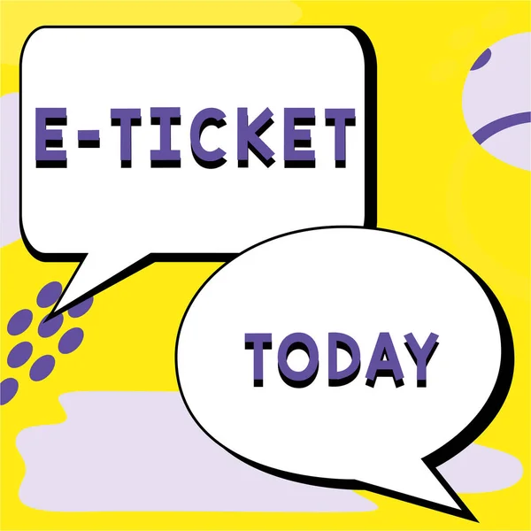 Χειρόγραφο Κείμενο Ticket Business Concept Ψηφιακό Εισιτήριο Που Είναι Τόσο — Φωτογραφία Αρχείου