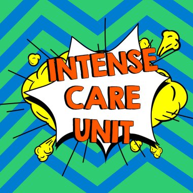 Yoğun bakım ünitesi kavramsal görüntüleme, kavramsal fotoğraf hastanedeki yoğun bakım ünitesi ağır hasta veya yaralılar için